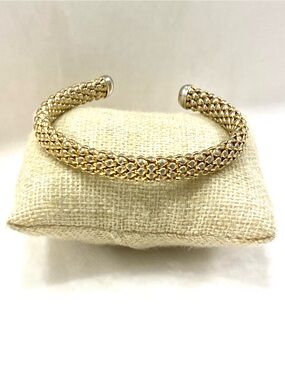 Gold Mesh Cuff Bracelet